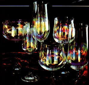 Glser der Serie Romy